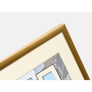 Kunststof lijst Puro 18x24 cm goud