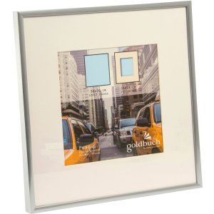 Kunststof lijst Puro 30x30 cm zilver