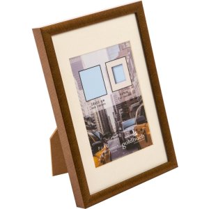 Kunststof lijst Puro 10x15 cm brons