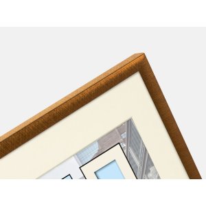 Kunststof lijst Puro 10x15 cm brons