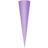 Schoolkegel blanco 70 cm paars