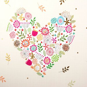 Trouwalbum Bloemen in het hart
