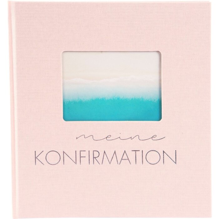 Bevestiging aandenken album linnen roos