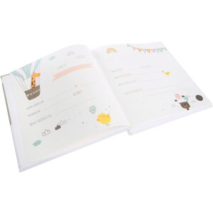 Goldbuch Babyalbum Ballonvaart 30x31 cm 60 witte paginas