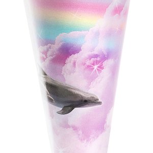 Schoolkegel 35 cm Dolfijnen