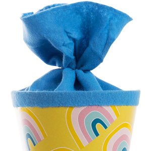 Schoolkegel 35 cm Regenboog Land