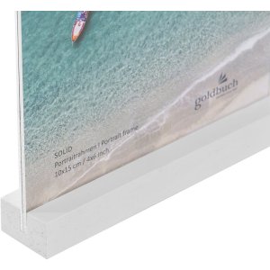 Acryl fotolijst massief 10x15 cm wit