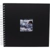 Spiraal album Khari zwart mat wit paginas 24x25 cm