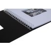 Spiraal album Khari zwart mat wit paginas 24x25 cm