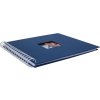Spiraal album Khari jeans geribbeld wit paginas 24x25 cm