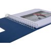 Spiraal album Khari jeans geribbeld wit paginas 24x25 cm