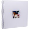HNFD Spiraalalbum Khari wit geribd 33x33 cm 50 witte bladzijden