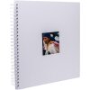 HNFD Spiraalalbum Khari wit geribd 33x33 cm 50 witte bladzijden