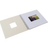 Spiraalalbum Khari ivoor geribd wit blad 33x33 cm