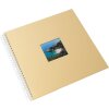Spiraalalbum Khari meloen geribd wit blad 33x33 cm