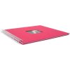 Spiraal Album Khari fuchsia geribbeld wit paginas 33x33 cm