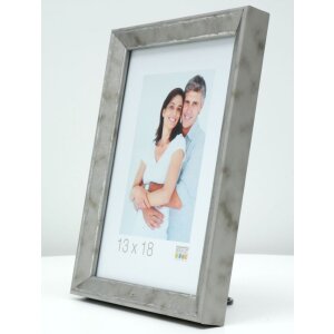 s46dd1 Fotolijst in zilver met zilveren rand