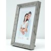 s46dd1 Fotolijst in zilver met zilveren rand