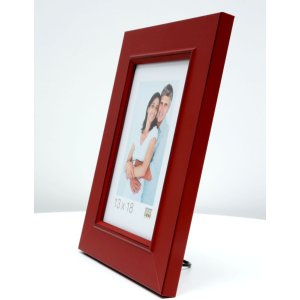 s46ff4 Schilderij lijst geschilderd in rood
