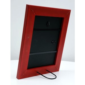 s46ff4 Schilderij lijst geschilderd in rood