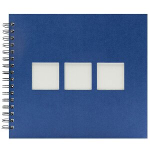 Spiraal Album Manille 23x27 cm blauw