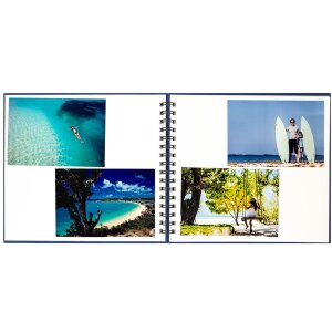 Spiraal Album Manille 23x27 cm blauw