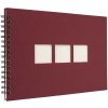 Spiraal Album Manille 23x34 cm rood