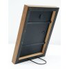 s46jh2 Houten lijst in zwart met houtkleurige rand