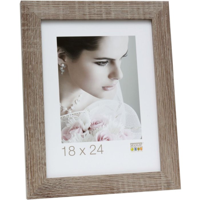 s49bh3 Fotolijst in grijze houtkleur