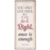 Tekstbord 13x30 cm - Clayre en Eef 6y3639e