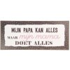 Tekstbord 30x13 cm - Clayre en Eef 6y3660nl