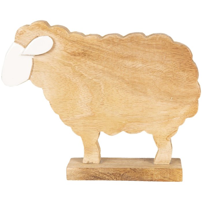Decoratie Schaap 25x19x5 cm - 6h1770m