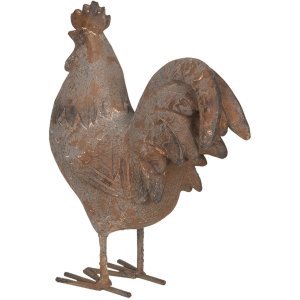 Decoratie Haan 19x9x24 cm - 6pr2610