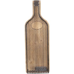 Wijnkurk houder 17x7x50 cm - 64296