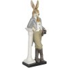 Decoratie Konijn met Hoed 17x9x46 cm - 6pr2602