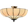 Plafondlamp Tiffany ø 46x25 cm E27-2x60W