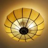 Plafondlamp Tiffany ø 46x25 cm E27-2x60W