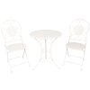 Tafel + 2x stoel ø 60x70-40x40x92 cm - 5y0633