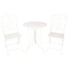 Tafel + 2x stoel ø 60x70-40x40x92 cm - 5y0637