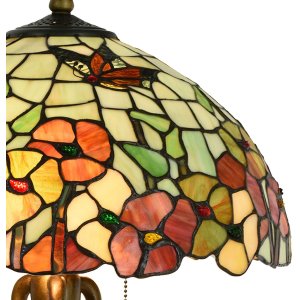 Tafellamp Tiffany ø 40x63 cm E27/2x60W - 5ll-5981