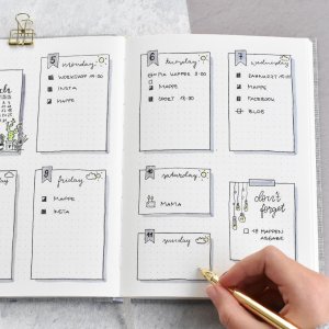 Notitieboek a5 gestippeld Vol ideeën