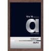 Nielsen Aluminium fotolijst Alpha 10x15 cm wengé licht
