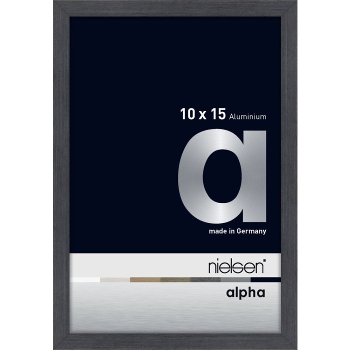 Nielsen Aluminium fotolijst Alpha 10x15 cm grijs