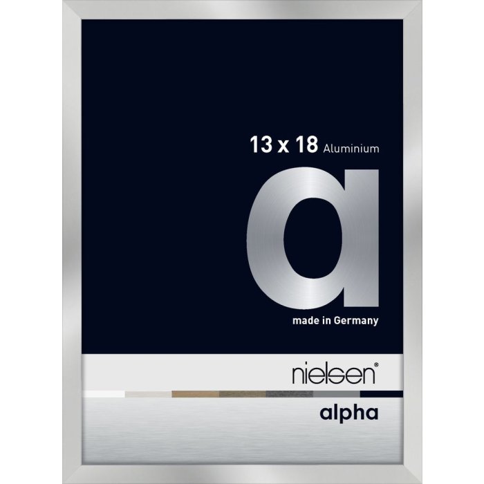 Nielsen Aluminium fotolijst Alpha 13x18 cm zilver