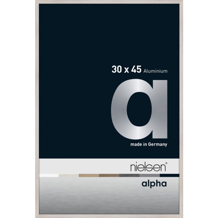 Nielsen Aluminium Fotolijst Alpha 30x45 cm eiken wit