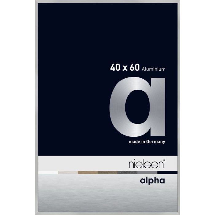 Nielsen Aluminium fotolijst Alpha 40x60 cm zilver mat