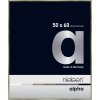 Nielsen Aluminium fotolijst Alpha 50x60 cm geborsteld roestvrij staal