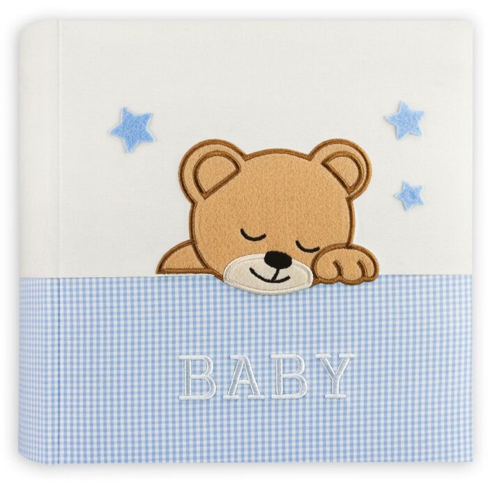 Babyalbum Elisa 24x24 cm blauw