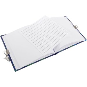 Dagboek Tropisch Blauw 16,5x16,5 cm