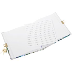 Dagboek Tropical Wit 16,5x16,5 cm